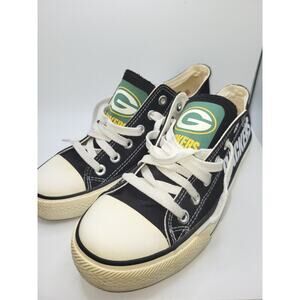 E-Lov NFL Green Bay Packers Converse Style Size 43 Women’s 10.5 Mens 9 Sneakers